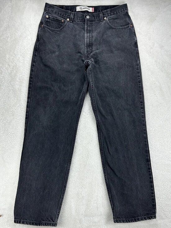 Levi's Other - Vintage Levis 550 Jeans Men’s 34x32 Black Relaxed Fit Straight Leg (Tag-36x32)